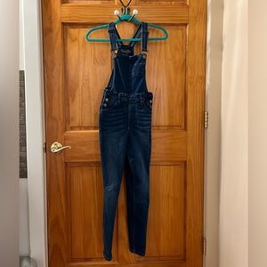 Forever 21 Skinny Fries. Skinny Leg Denim overalls.